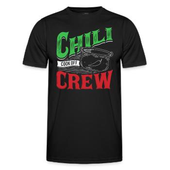 Chili Cook Off Crew Kochwettbewerb gewonnen - Männer Funktions-T-Shirt - Schwarz - Vorne - AI Model Male 178 dark (178cm)
