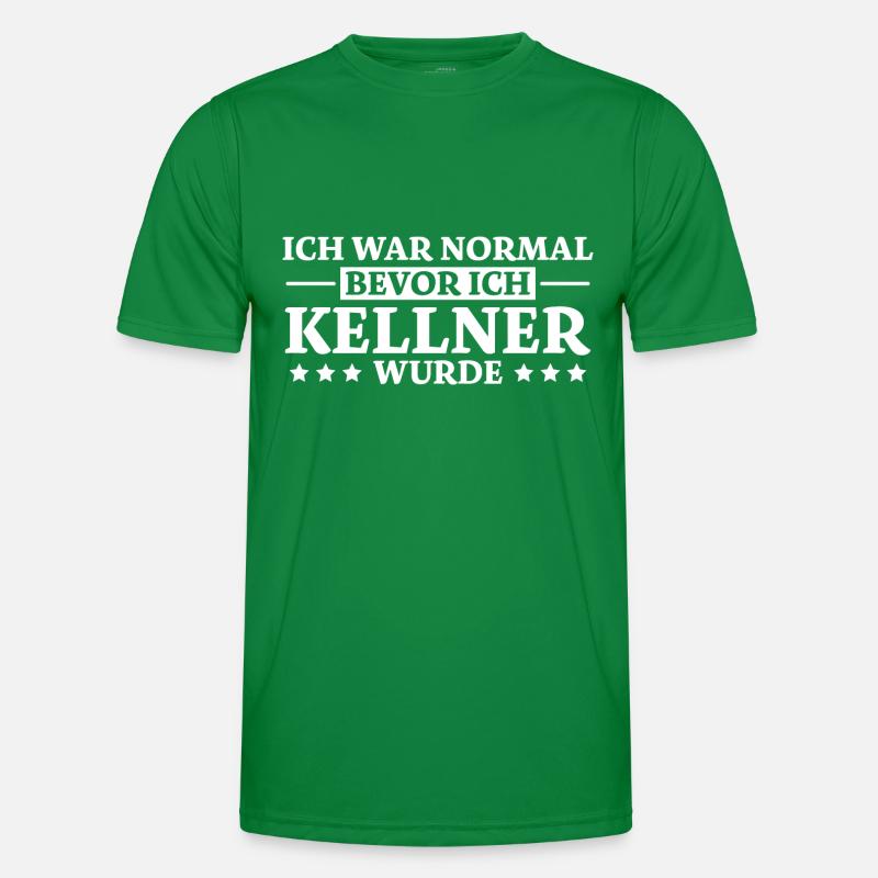 Kellner Spruch Restaurant Lustige Kellner Geschenk Männer Funktions-T-Shirt