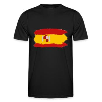 Espagne mon pays - T-shirt sport Homme - noir - Devant - AI Model Male 178 dark (178cm)