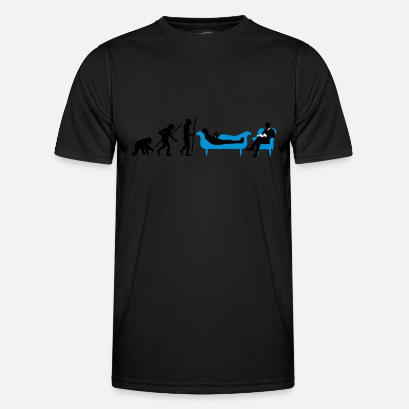 evolution_therapeut_psychologe_11_2016_b - Männer Funktions-T-Shirt - Schwarz