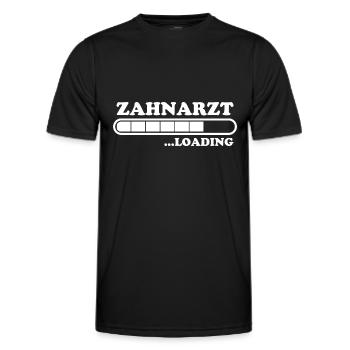 Zahnarzt Spruch Beruf Lustiges Zahnarzt Geschenk - Männer Funktions-T-Shirt - Schwarz - Vorne - AI Model Male 178 dark (178cm)