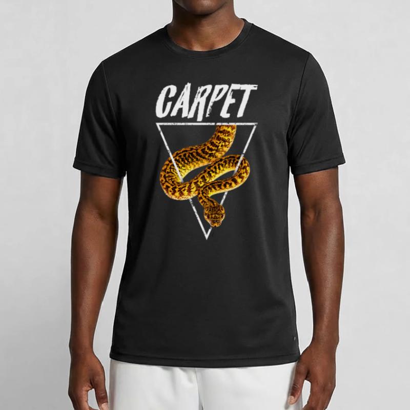 Carpet Python Retro Snake Owner Men's Functional T-Shirt