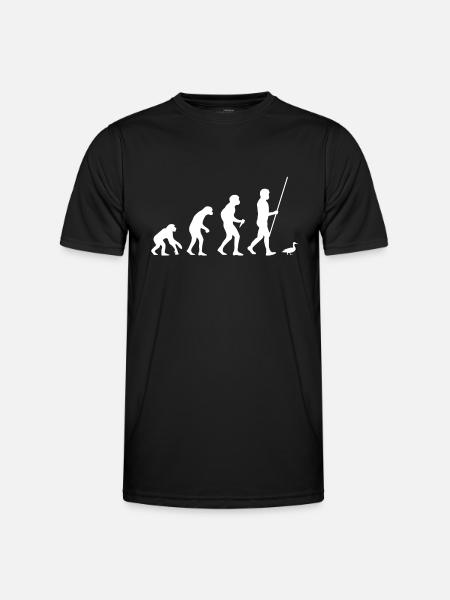 Duck Evolution - Men's Functional T-Shirt - black