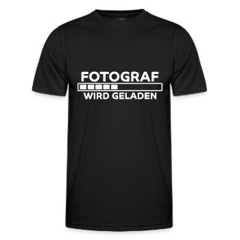 Fotograf Spruch Foto Lustiges Fotograf Geschenk - Männer Funktions-T-Shirt - Schwarz - Vorne - AI Model Male 178 dark (178cm)
