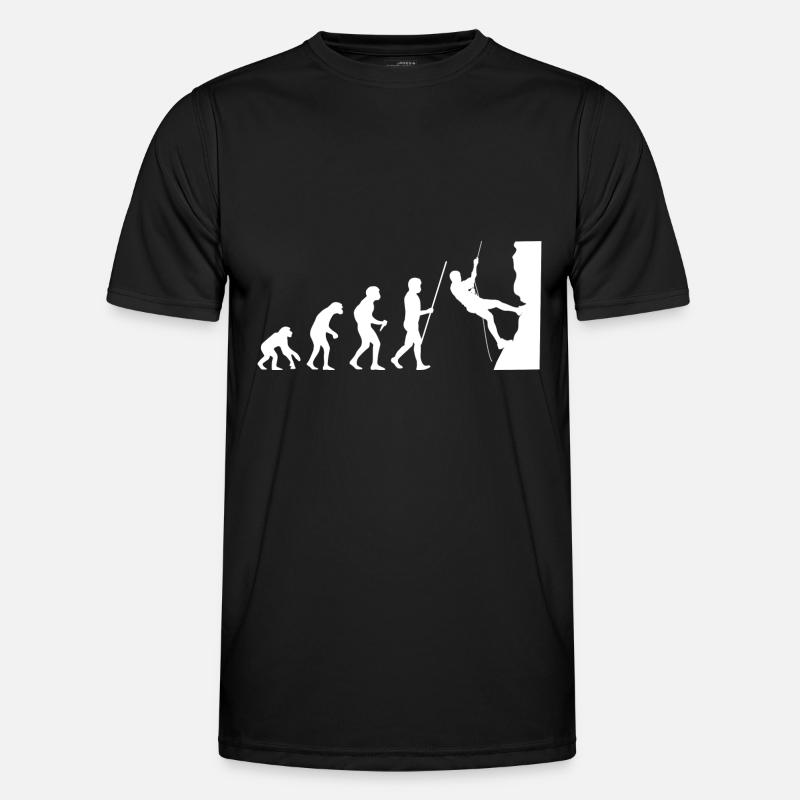 Climbing Evolution - Men's Functional T-Shirt - black