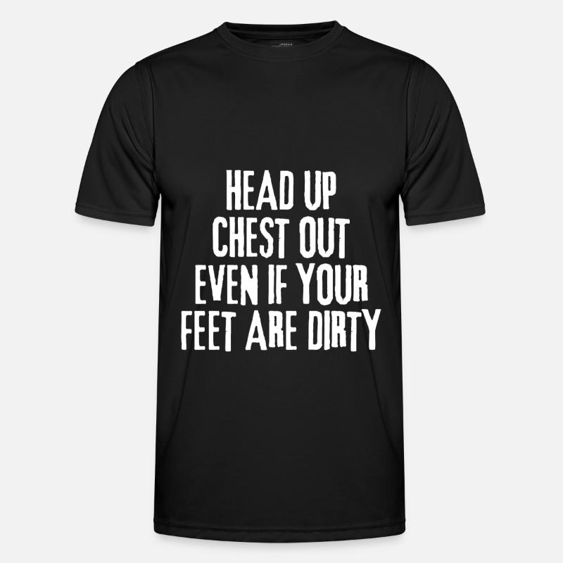 great saying design - Men's Functional T-Shirt - black