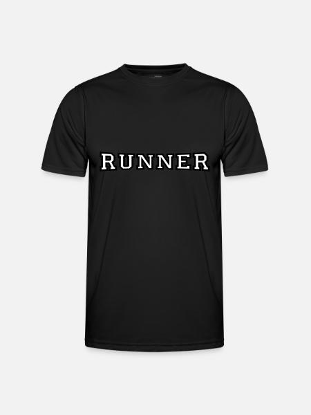 runner - Men's Functional T-Shirt - black