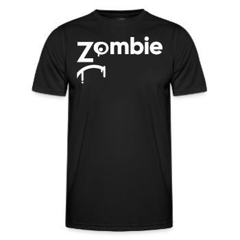 Zombie - Men's Functional T-Shirt - black - Front - AI Model Male 178 dark (178cm)