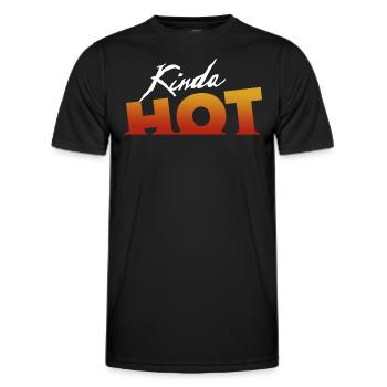 Un peu chaud - T-shirt sport Homme - noir - Devant - AI Model Male 178 dark (178cm)