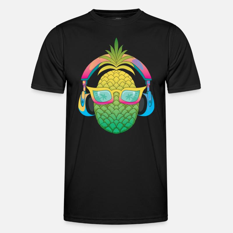 Pineapple design For beach lovers Pineapple - Men's Functional T-Shirt - black