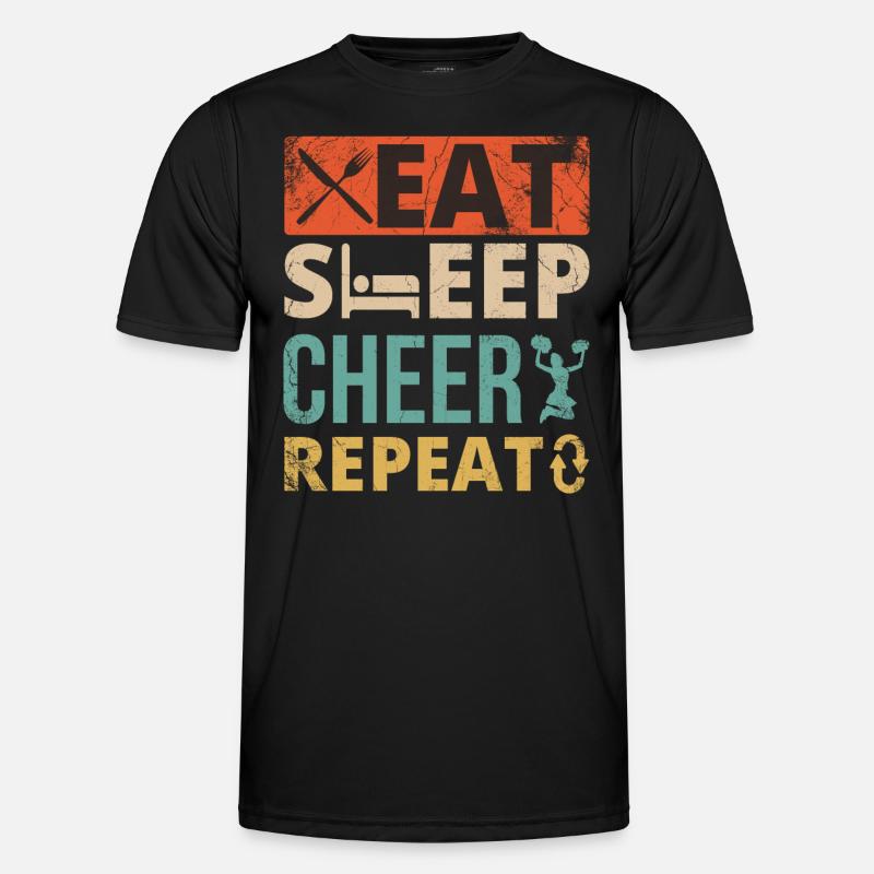 All about this basic design for cheerleaders - Men's Functional T-Shirt - black