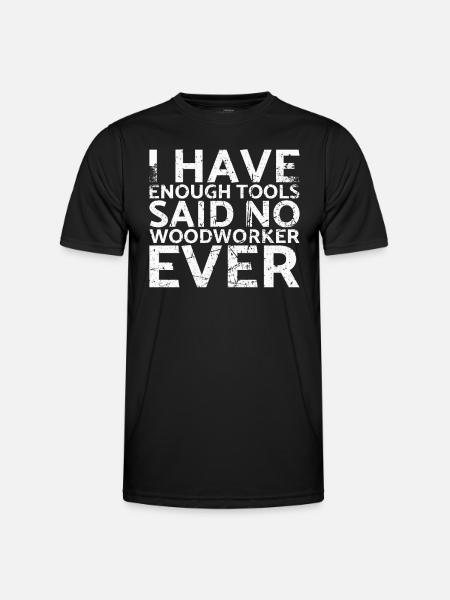 Jeg har nok værktøjer, som ingen - Funktionsshirt til herrer - sort