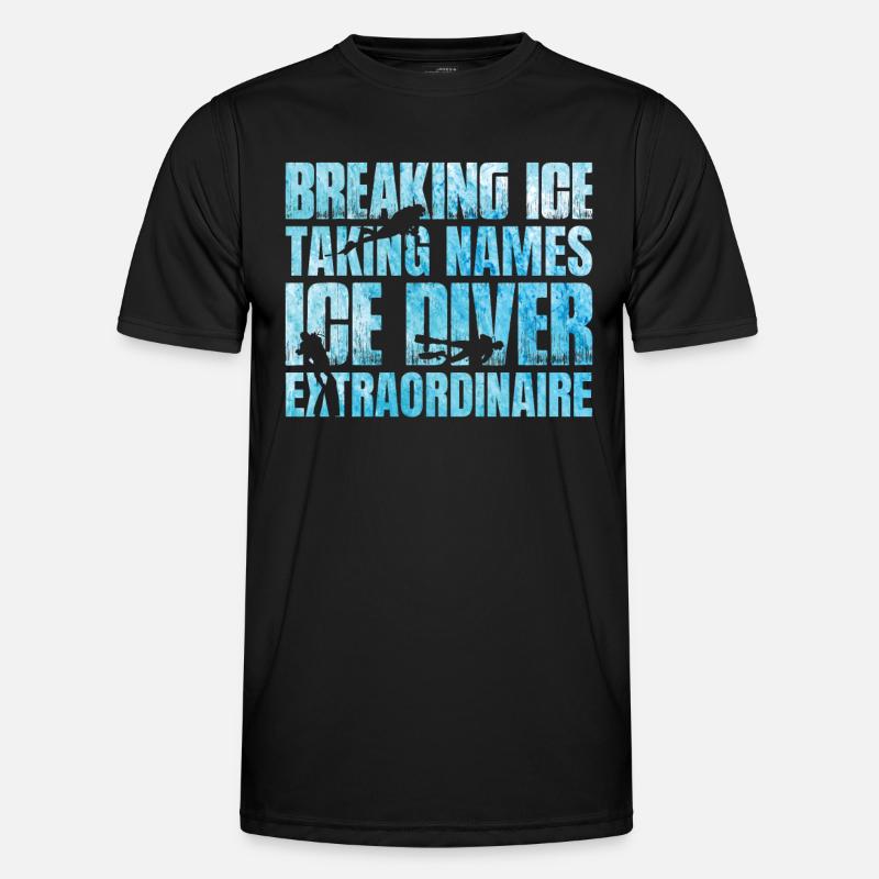 Ice Breaking Name Take, Plain Men's Functional T-Shirt