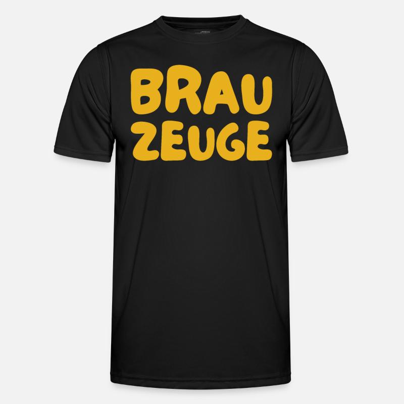 Brewman Beer Drinker - Männer Funktions-T-Shirt - Schwarz