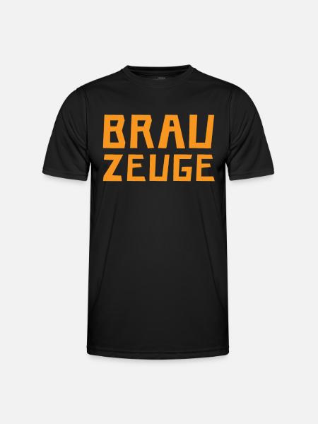 Brewman Beer Drinker - Men's Functional T-Shirt - black