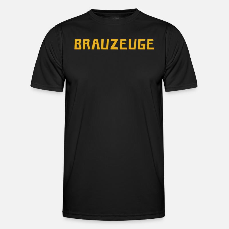Brewman Beer Drinker - Männer Funktions-T-Shirt - Schwarz