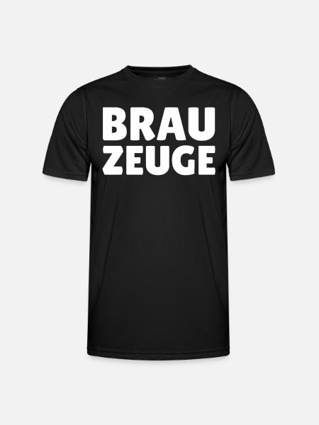 Brewman Beer Drinker - Männer Funktions-T-Shirt - Schwarz