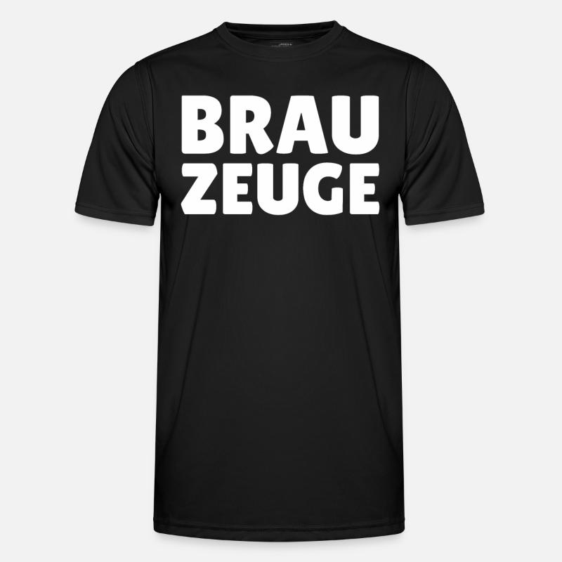 Brewman Beer Drinker - Männer Funktions-T-Shirt - Schwarz