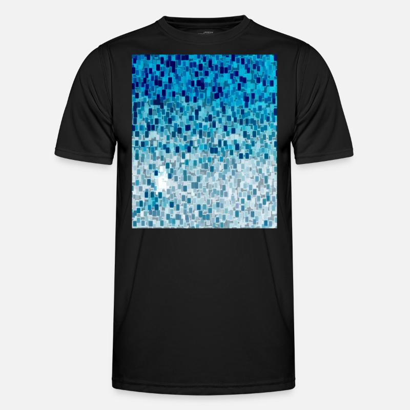 Cube Sunset 2 2 - Men's Functional T-Shirt - black