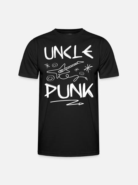 Uncle Punk Rock - Men's Functional T-Shirt - black