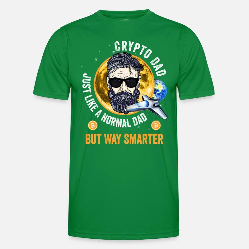 Papa crypto comme un papa normal T-shirt sport Homme