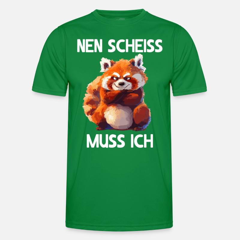 Red Panda Cat Bear Red Panda Nen shits must Men's Functional T-Shirt