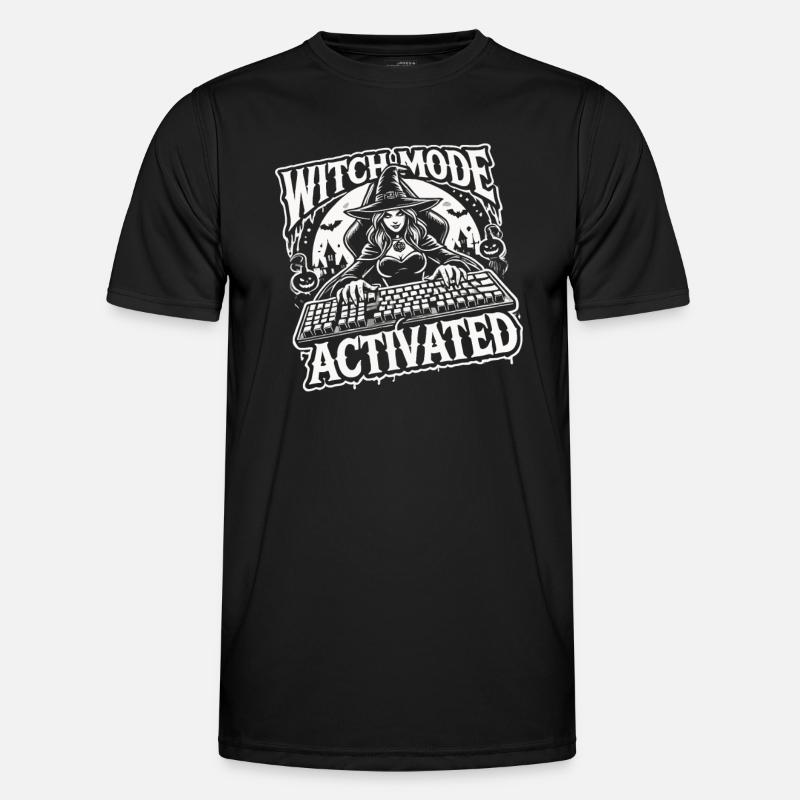 Hex Mode Enabled Design - Men's Functional T-Shirt - black