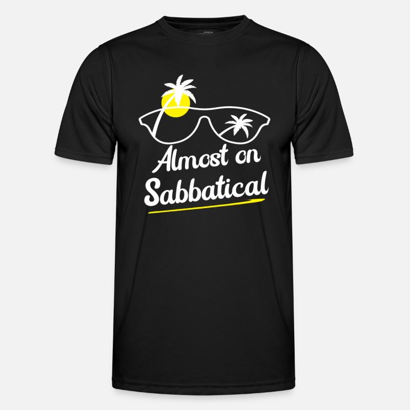 Almost on sabbatical - Men's Functional T-Shirt - black