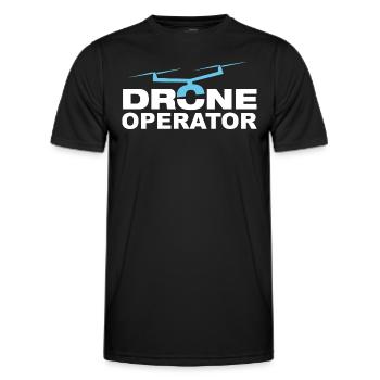 Drone Operator - Männer Funktions-T-Shirt - Schwarz - Vorne - AI Model Male 178 dark (178cm)
