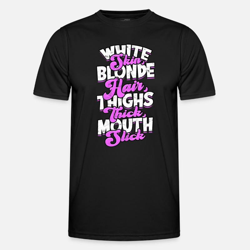 dick dicke oberschenkel thick thighs oberschenkel Männer Funktions-T-Shirt