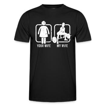 Deadlift Fitlochness Deadlift Gym - T-shirt sport Homme - noir - Devant - AI Model Male 178 dark (178cm)