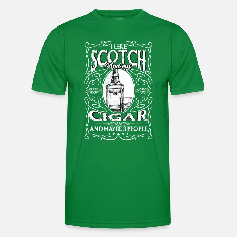 Irish Whisky Scotch Drinker Drinking Alcohol Men's Functional T-Shirt