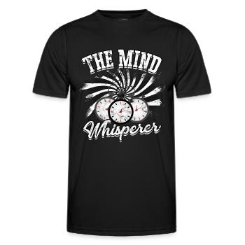 hypnotiseur hypnotique hypnotiseur - T-shirt sport Homme - noir - Devant - AI Model Male 178 dark (178cm)