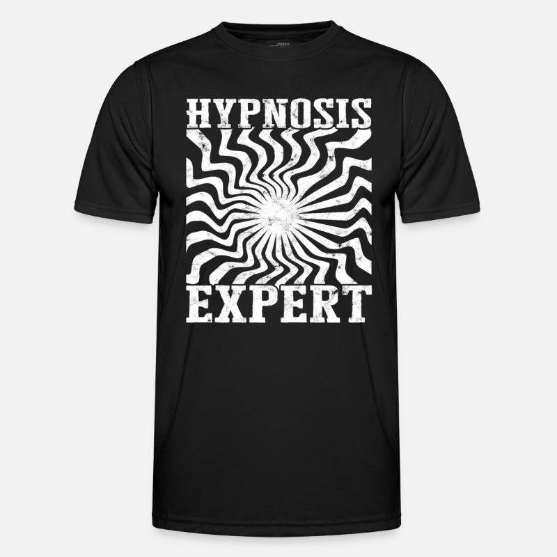 hypnotic hypnotize hypnotist - Men's Functional T-Shirt - black