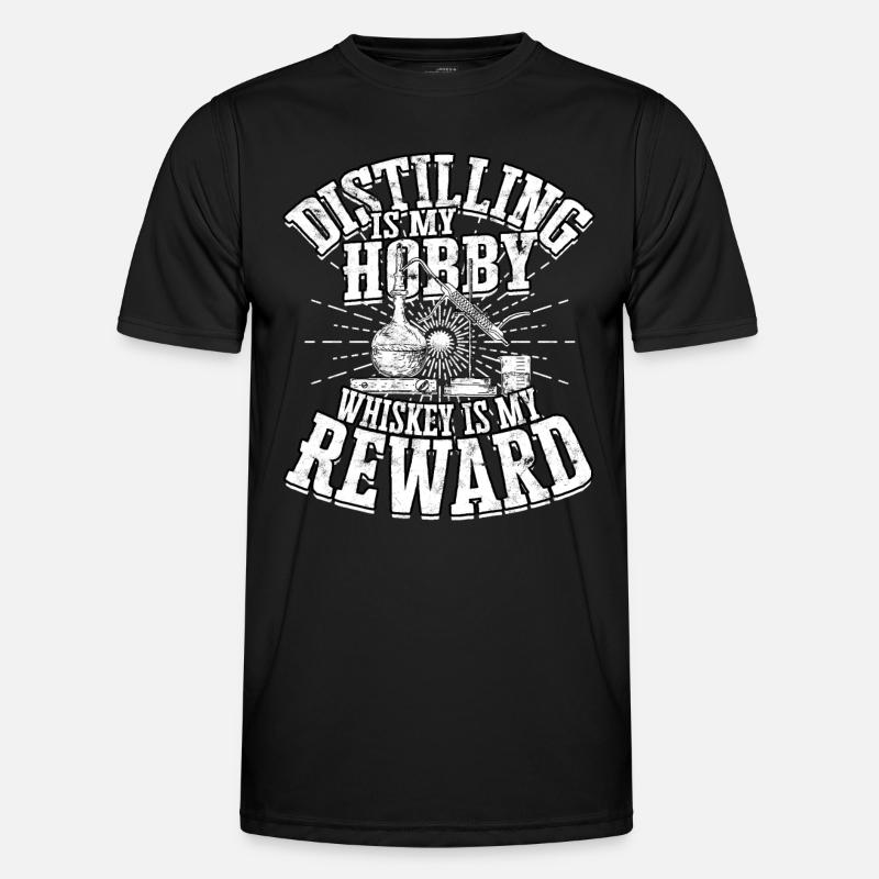 schnaps whiskey brennen schnapsbrenner geschenkide Männer Funktions-T-Shirt