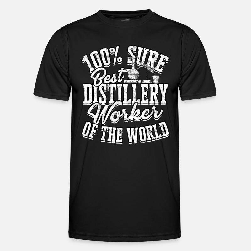 schnaps whiskey brennen schnapsbrenner geschenkide Männer Funktions-T-Shirt