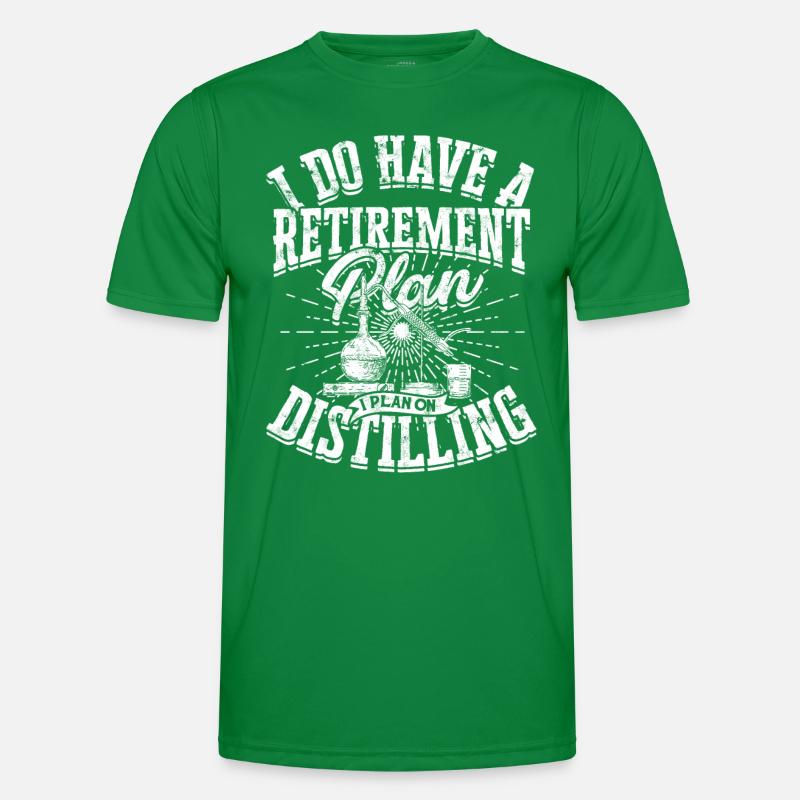 schnaps whiskey brennen schnapsbrenner geschenkide Männer Funktions-T-Shirt