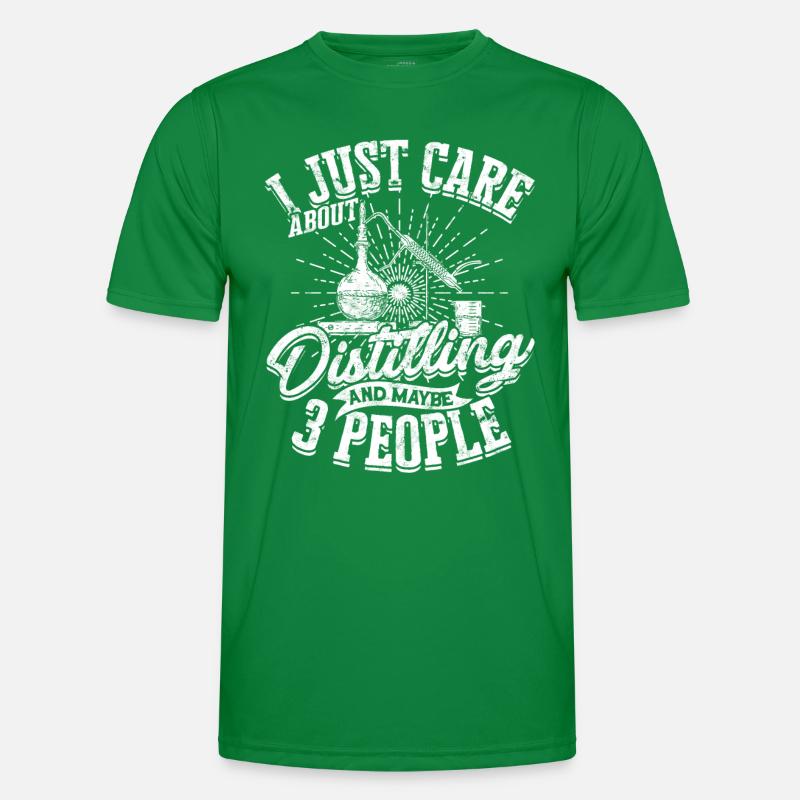 schnaps whiskey brennen schnapsbrenner geschenkide Männer Funktions-T-Shirt