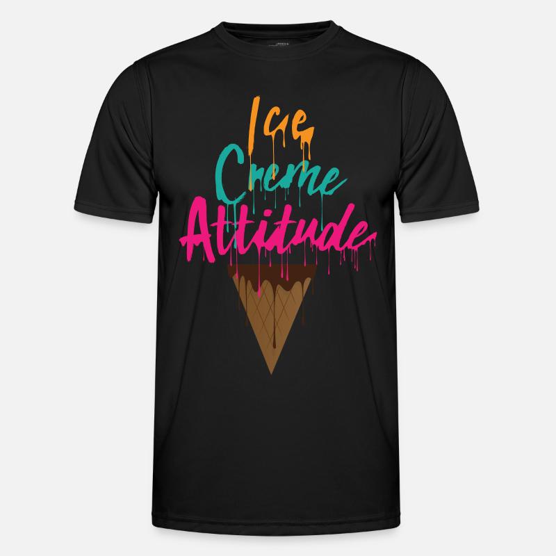Eis Attitude Männer Funktions-T-Shirt
