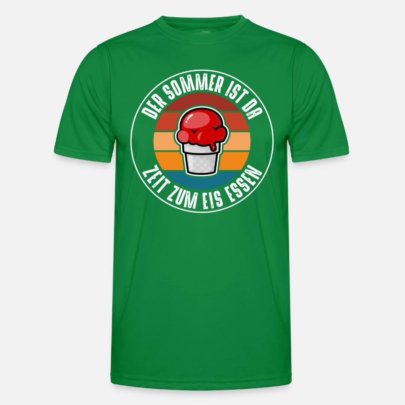 Der Sommer ist da Männer Funktions-T-Shirt