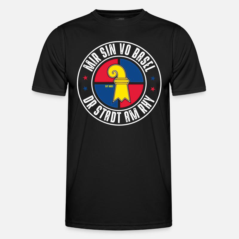 BASEL - Men's Functional T-Shirt - black