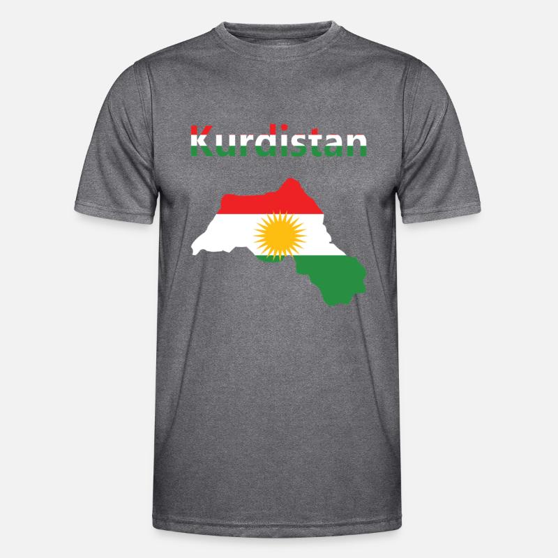 Kurdistan Flag Bakur Bashur Rojava Rojhlt Newroz Men's Functional T-Shirt