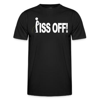 Piss Off - Piss Off - T-shirt sport Homme - noir - Devant - AI Model Male 178 dark (178cm)