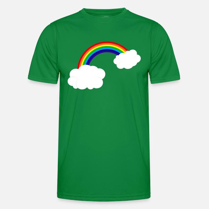 LGBT - rainbow clouds Men's Functional T-Shirt