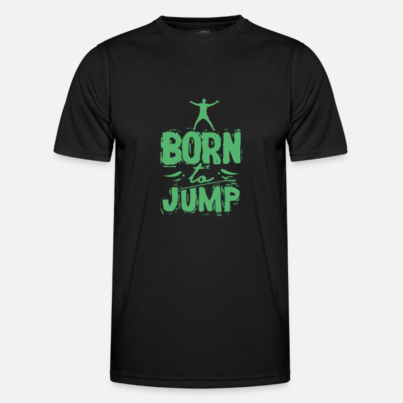 Trampoline Jumping Men's Functional T-Shirt