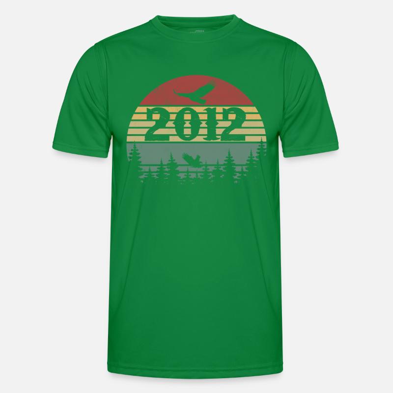 2012 Vintage Retro 2012 Geburtstagsgeschenk Männer Funktions-T-Shirt
