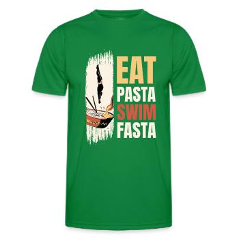 Swimming Swimmers - Men's Functional T-Shirt - kelly green - Front - AI Model Male 178 dark (178cm)