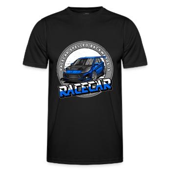 Voiture de course automobile - T-shirt sport Homme - noir - Devant - AI Model Male 178 dark (178cm)