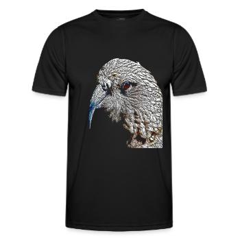 was guckst du hell - Männer Funktions-T-Shirt - Schwarz - Vorne - AI Model Male 178 dark (178cm)