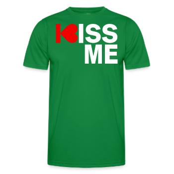 Embrasse-moi - T-shirt sport Homme - vert - Devant - AI Model Male 178 dark (178cm)